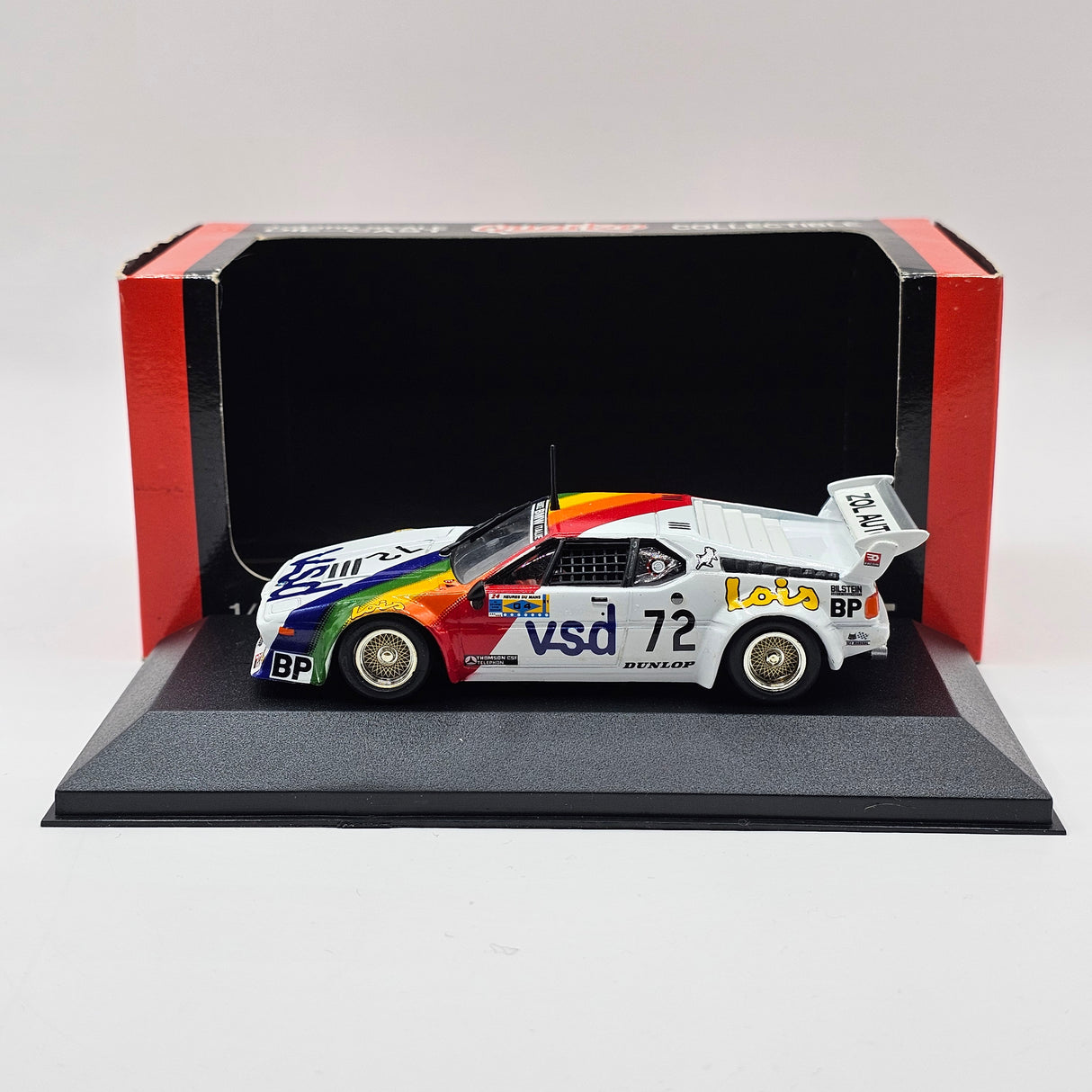 Quartzo BMW M1 'VSD' #72 Le Mans 1981 1/43 Scale