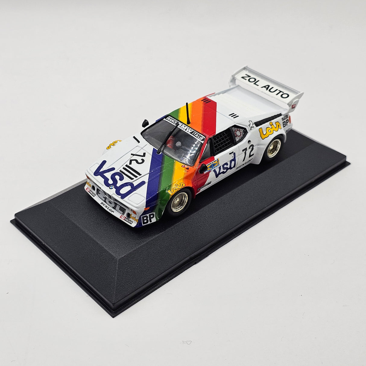 Quartzo BMW M1 'VSD' #72 Le Mans 1981 1/43 Scale
