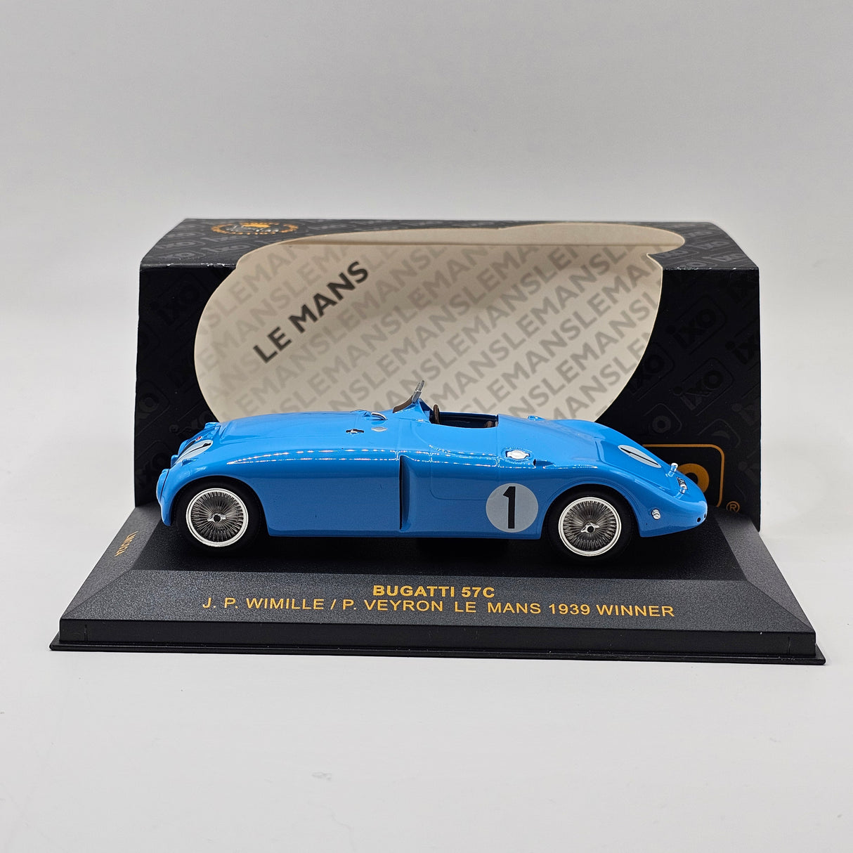 IXO Bugatti 57C #1 Le Mans Winner 1939 1/43 Scale