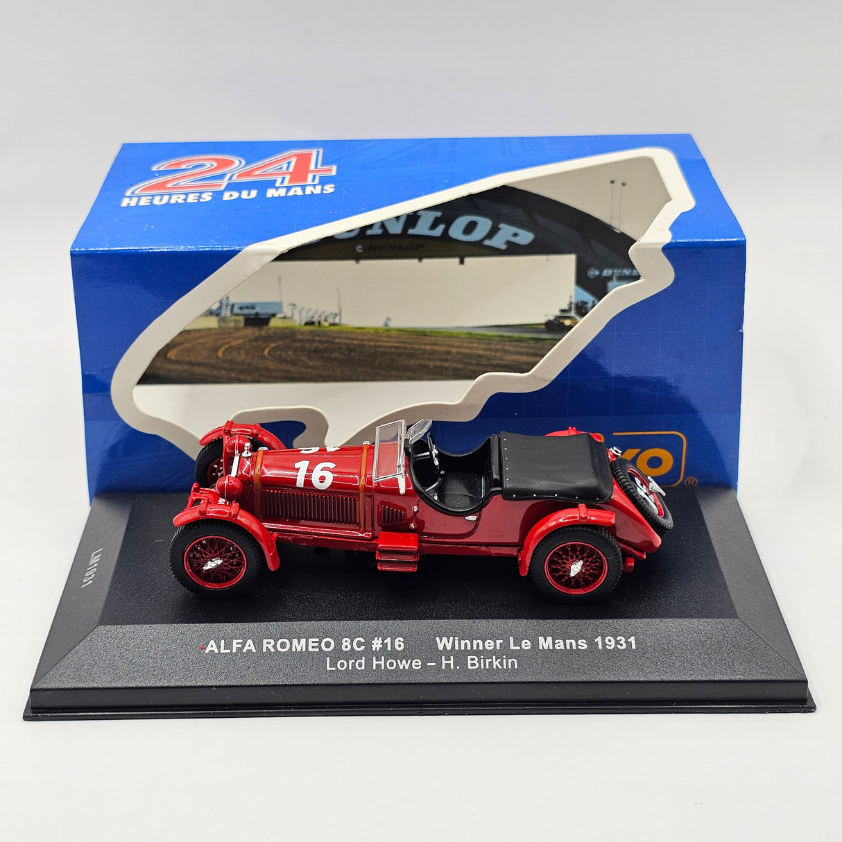 IXO Alfa Romeo 8C #16 Le Mans Winner 1931 1/43 Scale