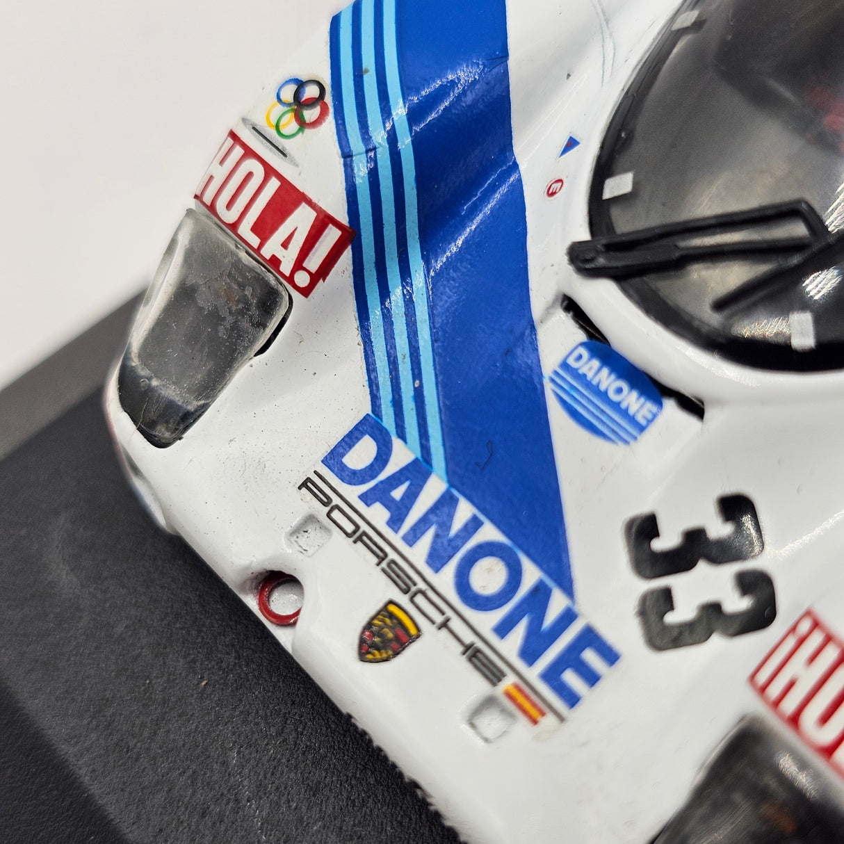 Quartzo Porsche 956 Long Tail "Danone" #33 Le Mans 1986 Limited Edition 1/43 Scale