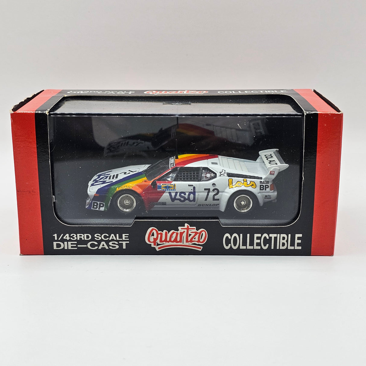 Quartzo BMW M1 'VSD' #72 Le Mans 1981 1/43 Scale