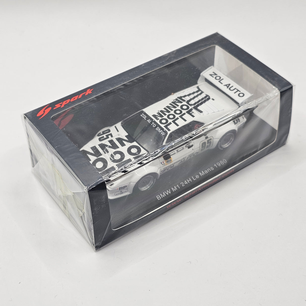 Spark BMW M1 M88 3.5L S6 Team Bmw Zol-auto N.95 24H Le Mans 1980 1/43 Scale