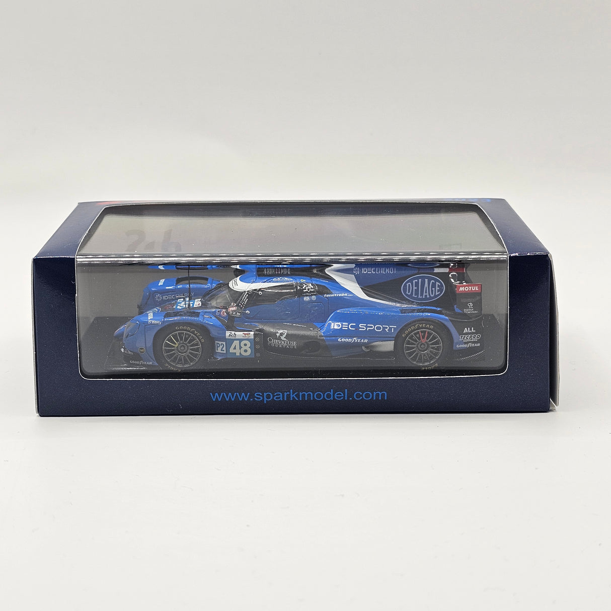 Spark Oreca 07 Gibson Team Idec Sport N.48 Winner Hyperpole LMP2 Class 24H Le Mans 2023 1/43 Scale