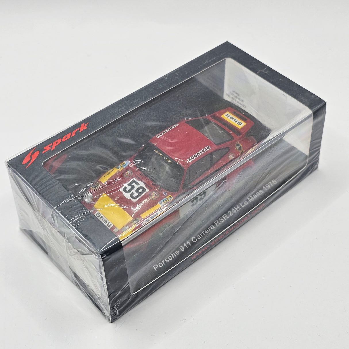 Spark Porsche 911 Carrera RSR N.59 24H Le Mans 1975 1/43 Scale
