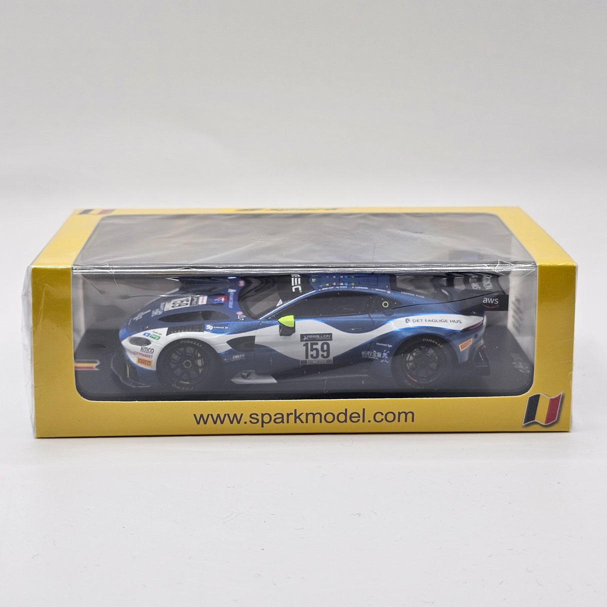 Spark Aston Martin Vantage AMR GT3 Team Garage 59 N.159 3RD Silver Class 24H Spa 2021 1/43 Scale