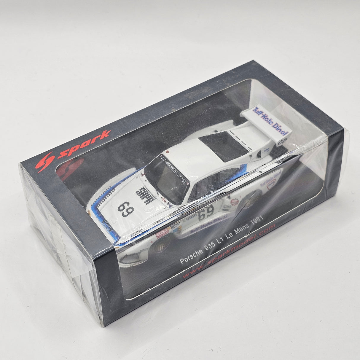 Spark Porsche 935 L1 N.69 24H Le Mans 1981 1/43 Scale