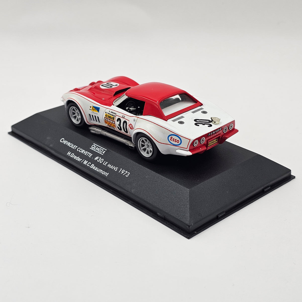 Quartzo Chevrolet Corvette "Greder Racing" #30 Le Mans 1973 1/43 Scale