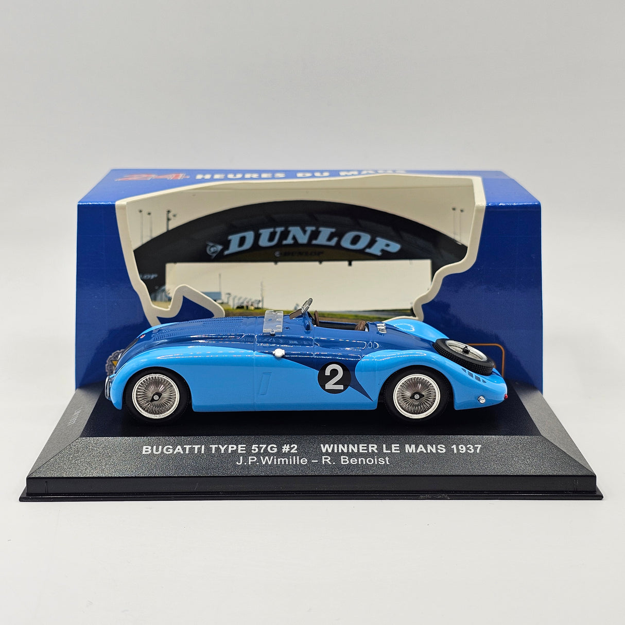 IXO Bugatti Type 57G #2 Le Mans Winner 1937 1/43 Scale