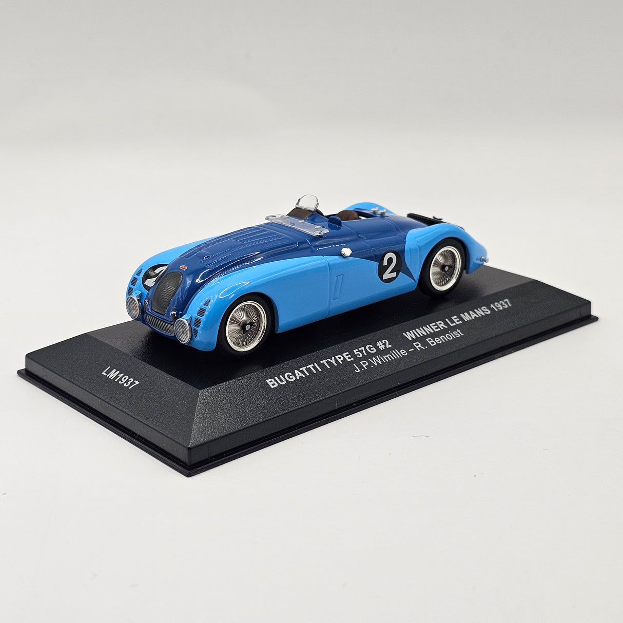 IXO Bugatti Type 57G #2 Le Mans Winner 1937 1/43 Scale