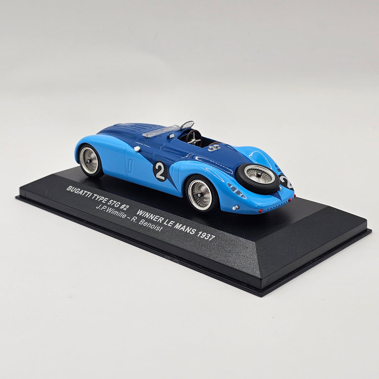 IXO Bugatti Type 57G #2 Le Mans Winner 1937 1/43 Scale