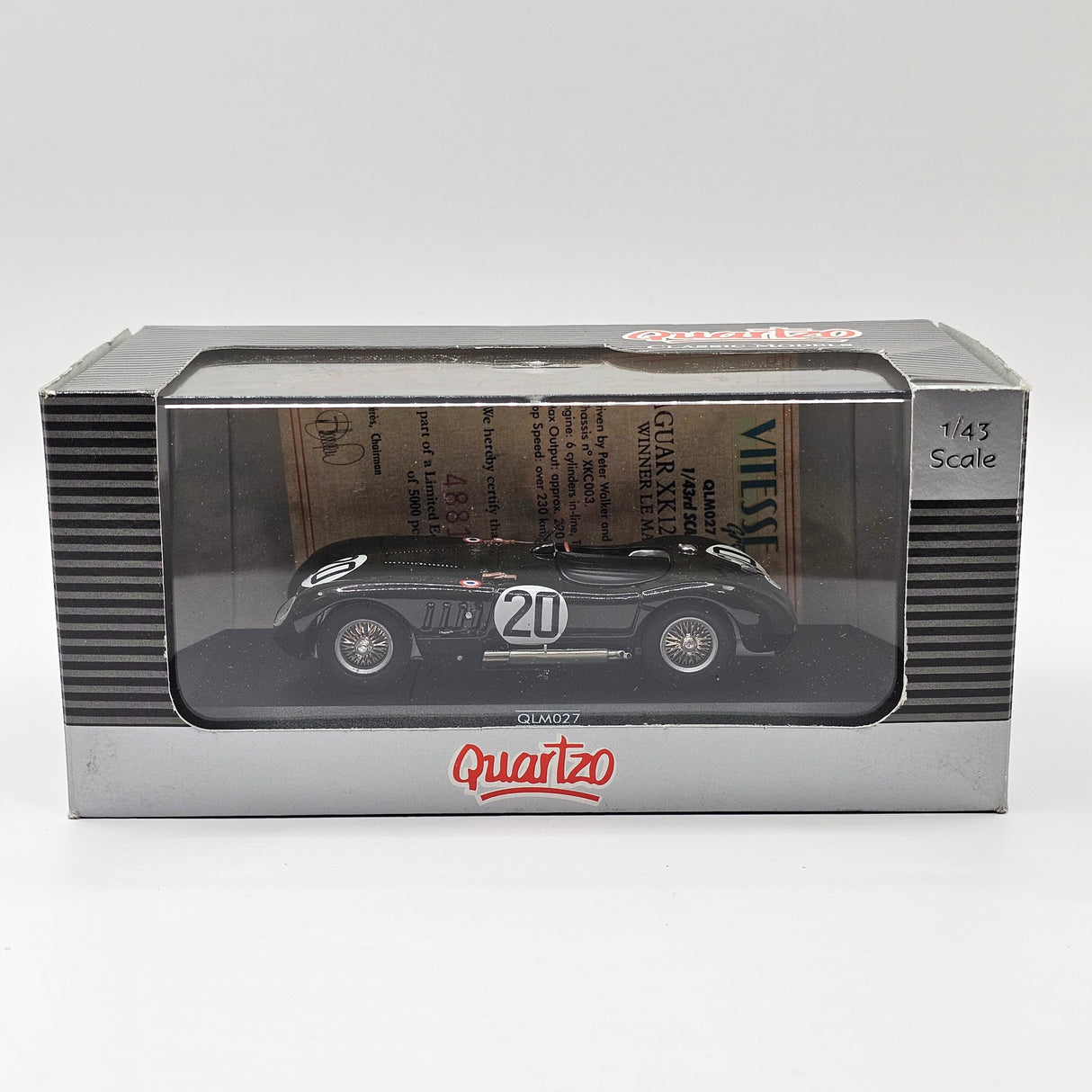 Quartzo Jaguar XK120 C #20 Le Mans Winner 1951 1/43 Scale