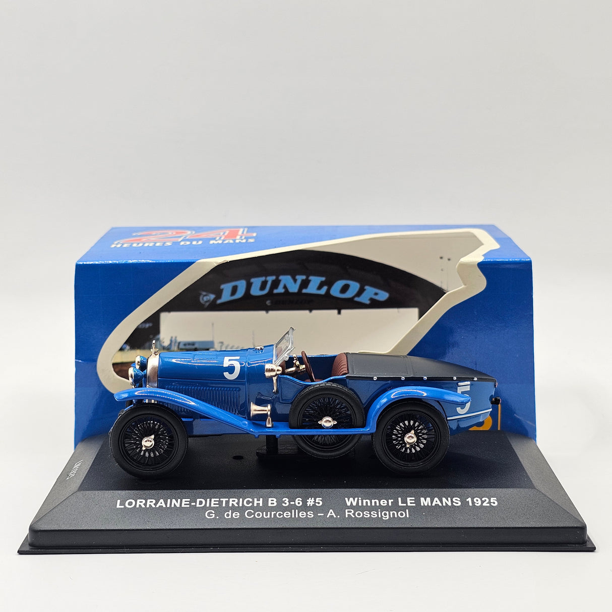 IXO Lorraine-Dietrich B3-6 No.5 1925 24h Le Mans Winner 1/43 Scale