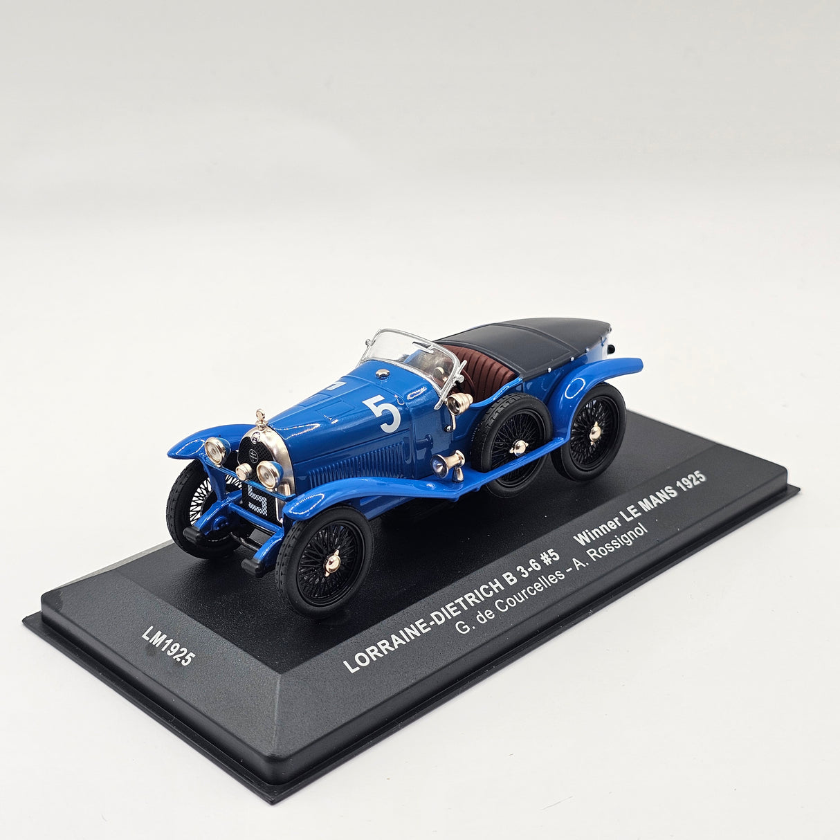 IXO Lorraine-Dietrich B3-6 No.5 1925 24h Le Mans Winner 1/43 Scale
