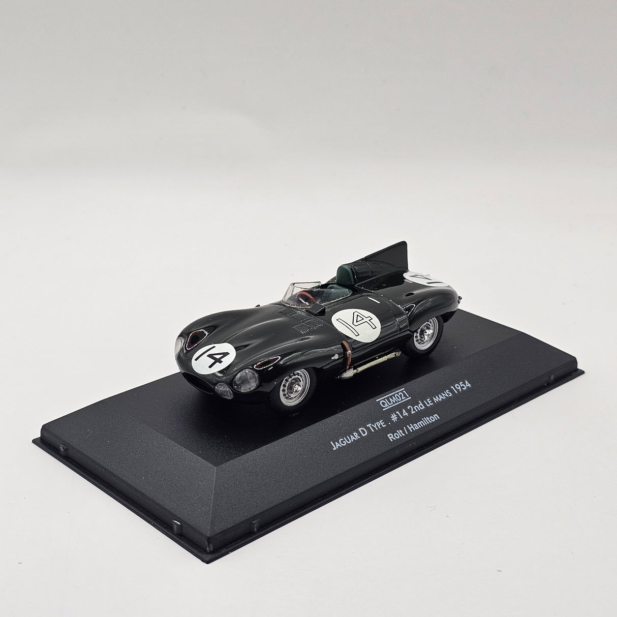 Quartzo Jaguar D Type #14 Second Place Le Mans 1954 1/43 Scale