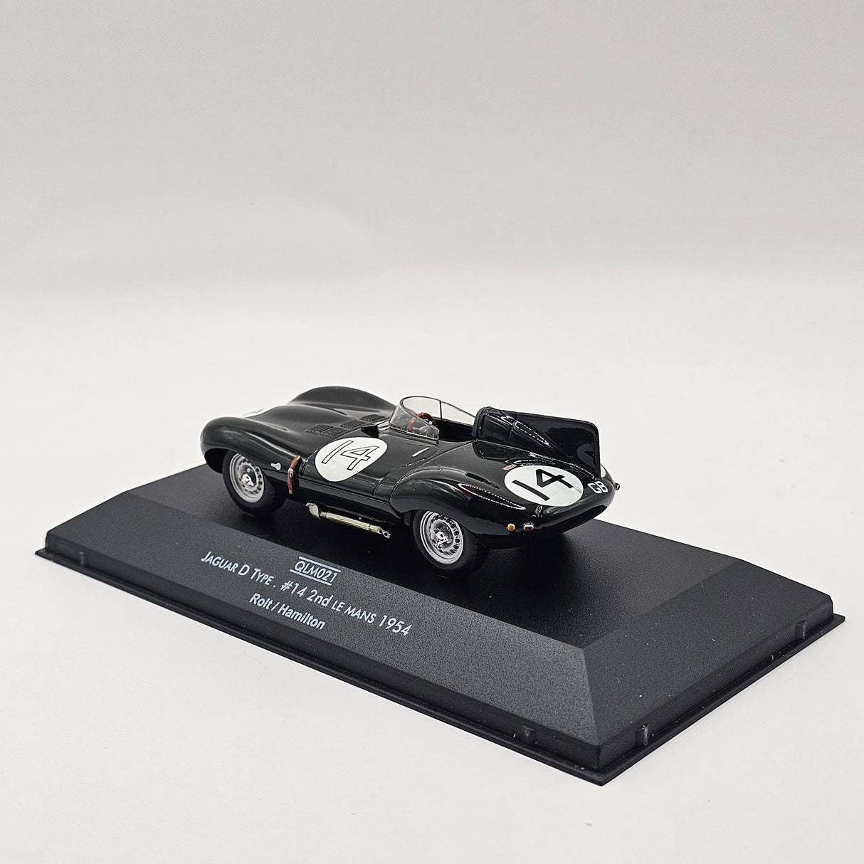 Quartzo Jaguar D Type #14 Second Place Le Mans 1954 1/43 Scale