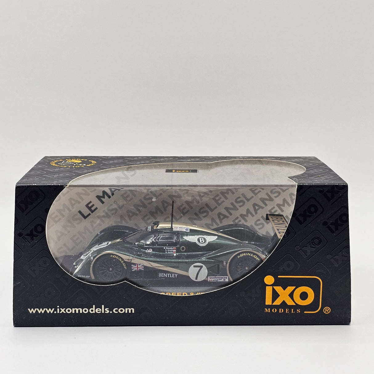 IXO Bentley Exp Speed 8 #7 Le Mans 2001 Brundle Ortelli 1/43 Scale