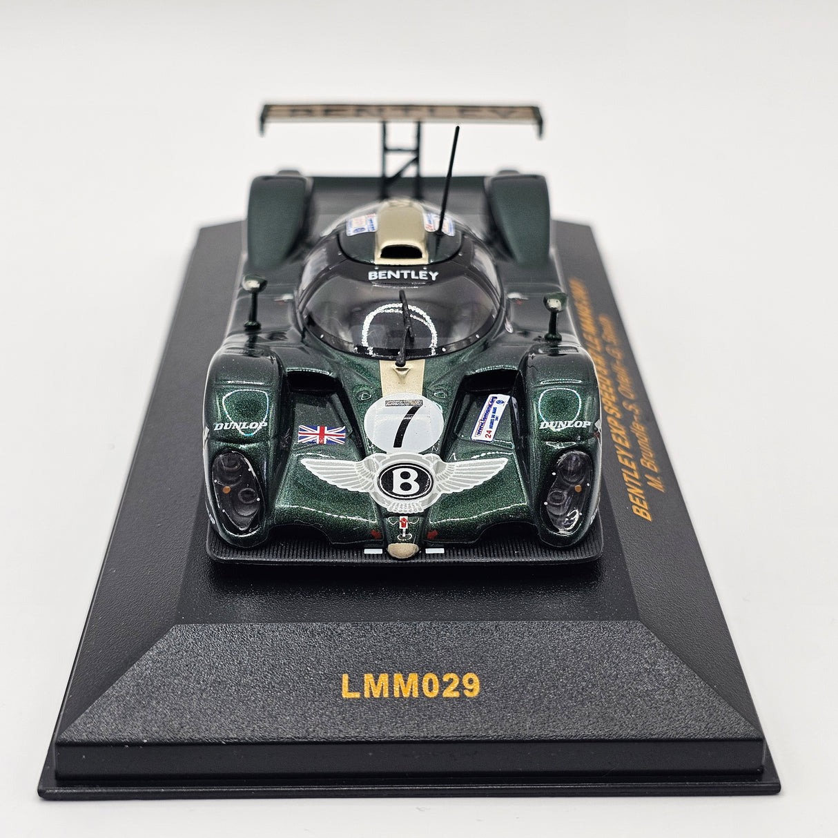 IXO Bentley Exp Speed 8 #7 Le Mans 2001 Brundle Ortelli 1/43 Scale