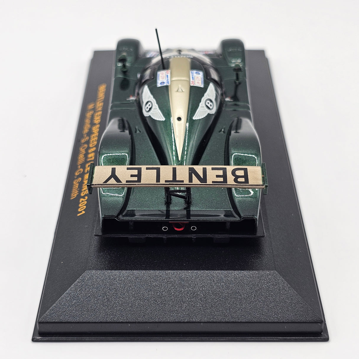 IXO Bentley Exp Speed 8 #7 Le Mans 2001 Brundle Ortelli 1/43 Scale