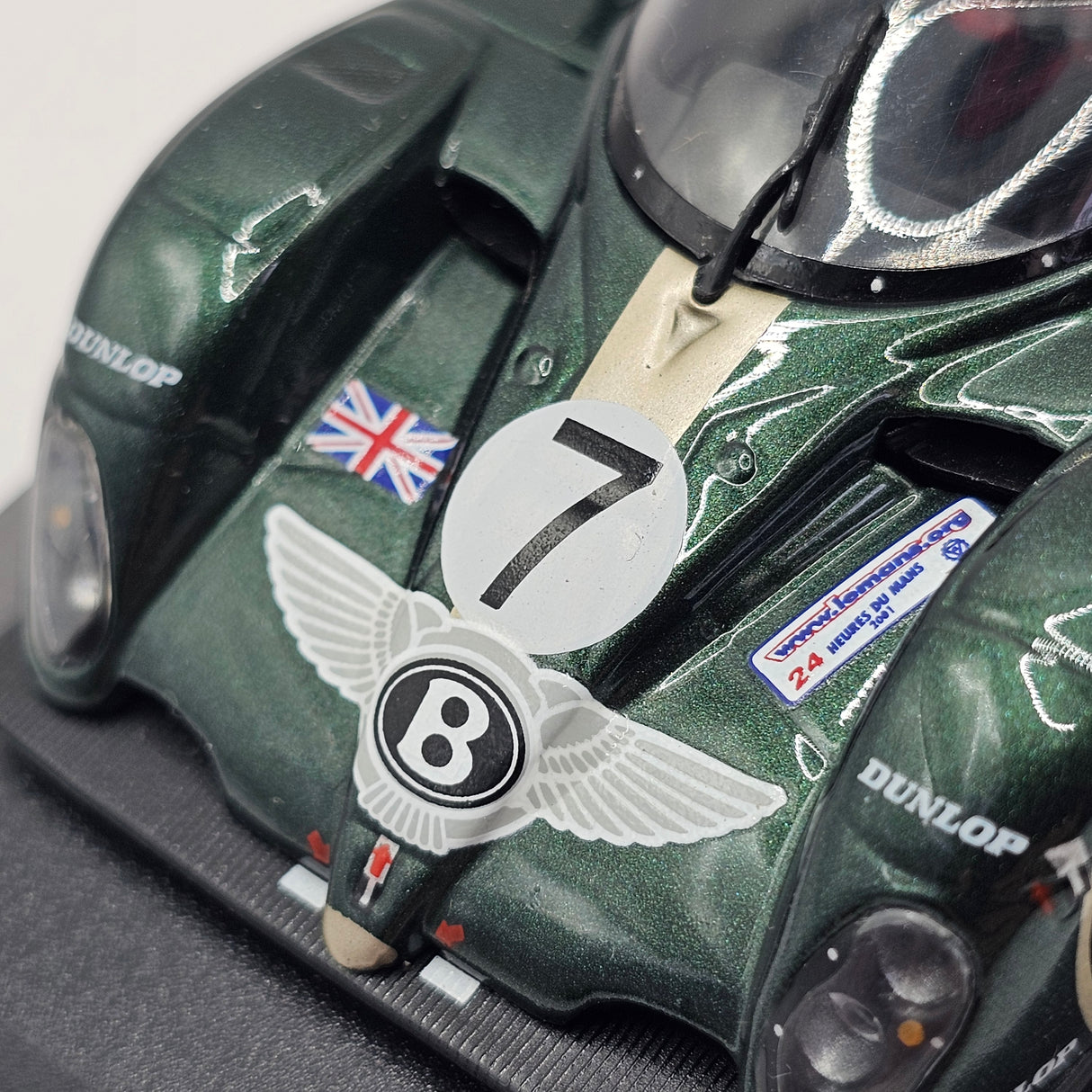 IXO Bentley Exp Speed 8 #7 Le Mans 2001 Brundle Ortelli 1/43 Scale