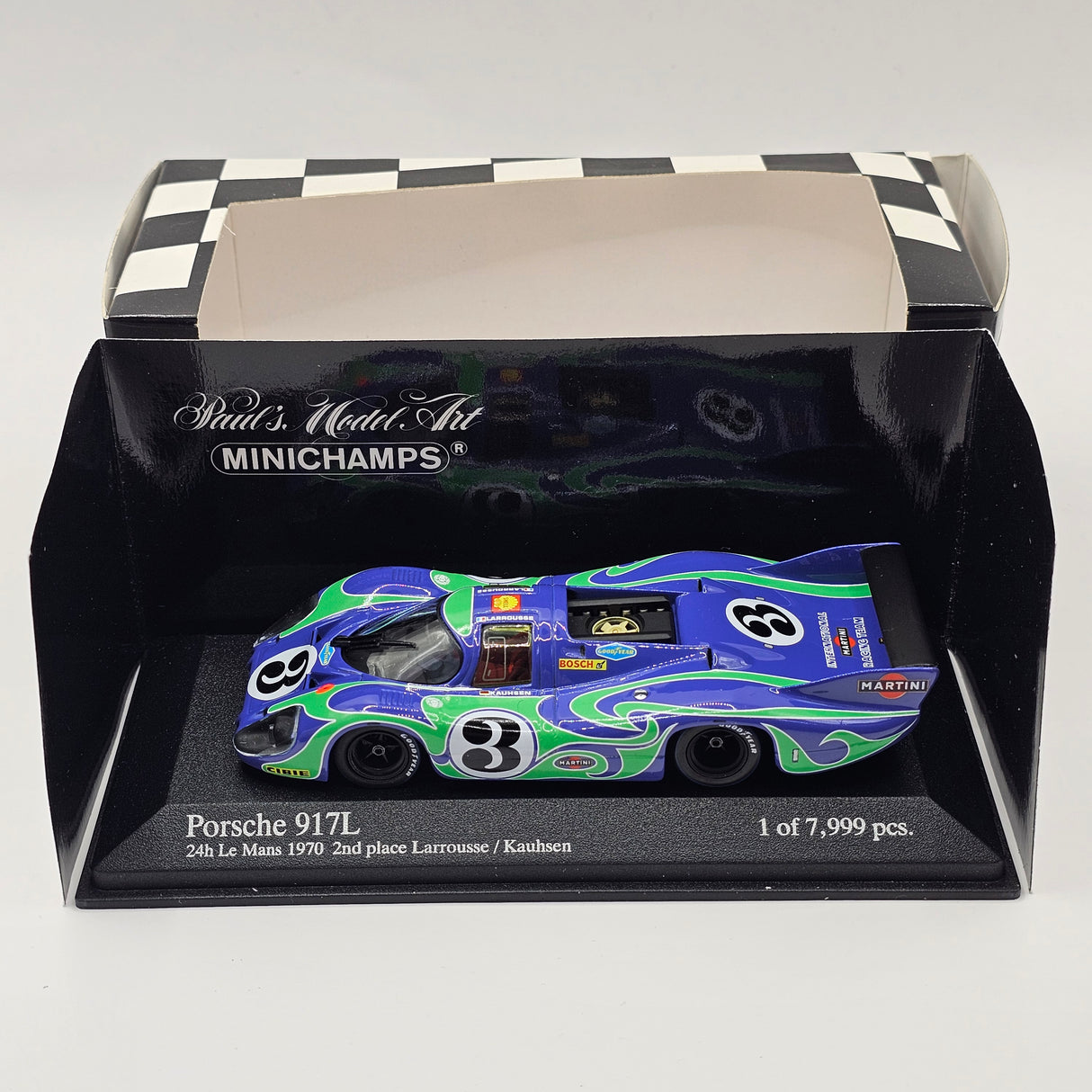 Minichamps Porsche 917L "Hippie" #3 Second Place Le Mans 1970 1/43 Scale