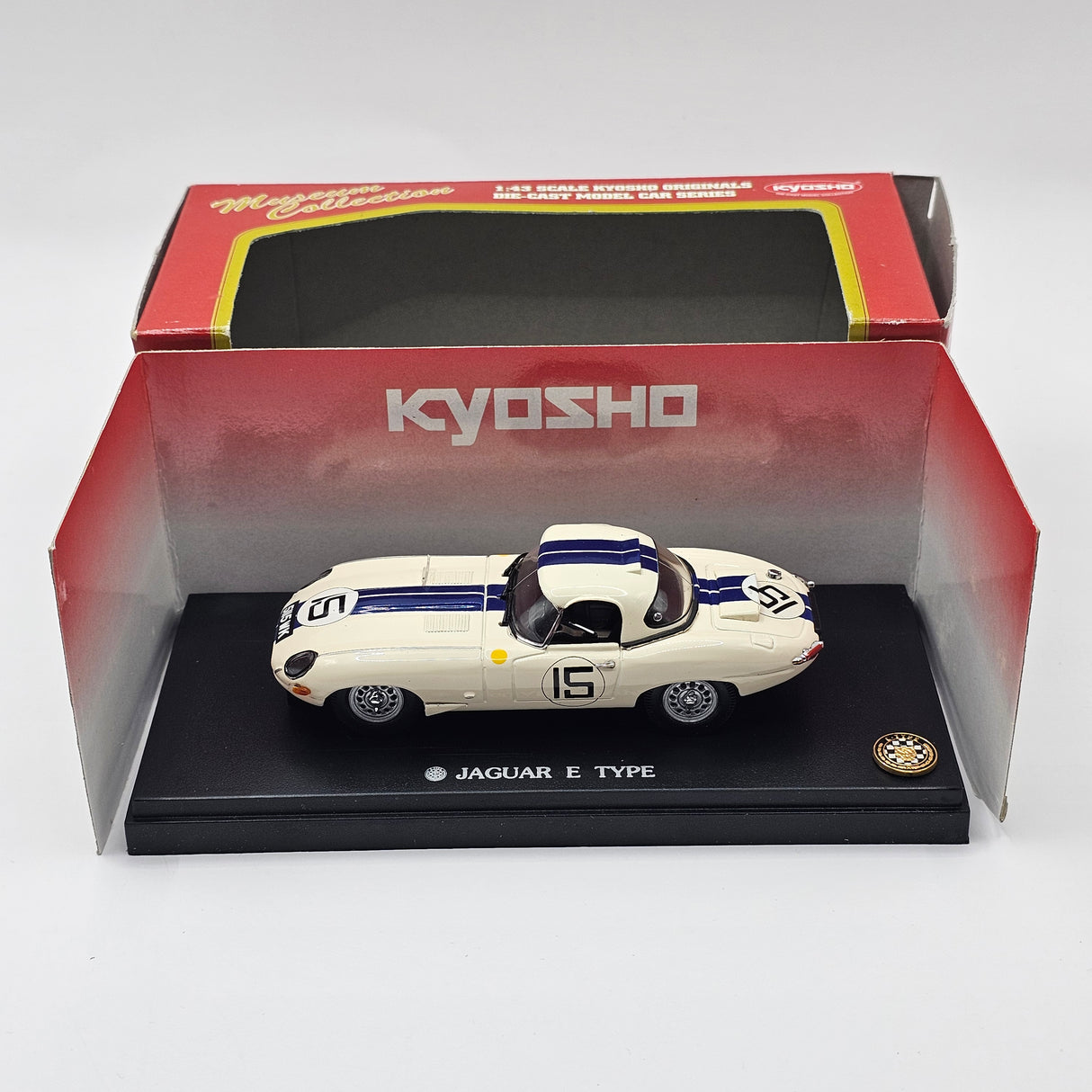 Kyosho Jaguar E-Type Roadster #15 Le Mans 1963 1/43 Scale