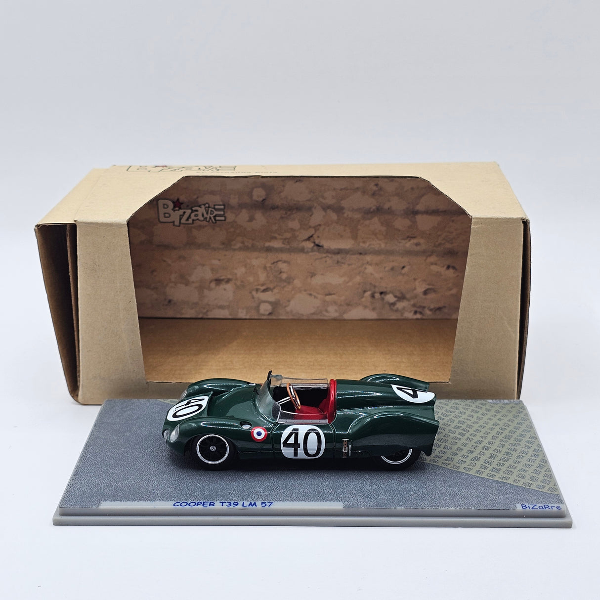 Bizarre by Spark Cooper T39 Monaco #40 15th 1957 1/43 Scale