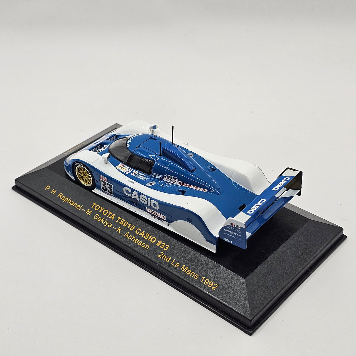 IXO Toyota TS010 "Casio" #33 2nd Place Le Mans 1992 1/43 Scale
