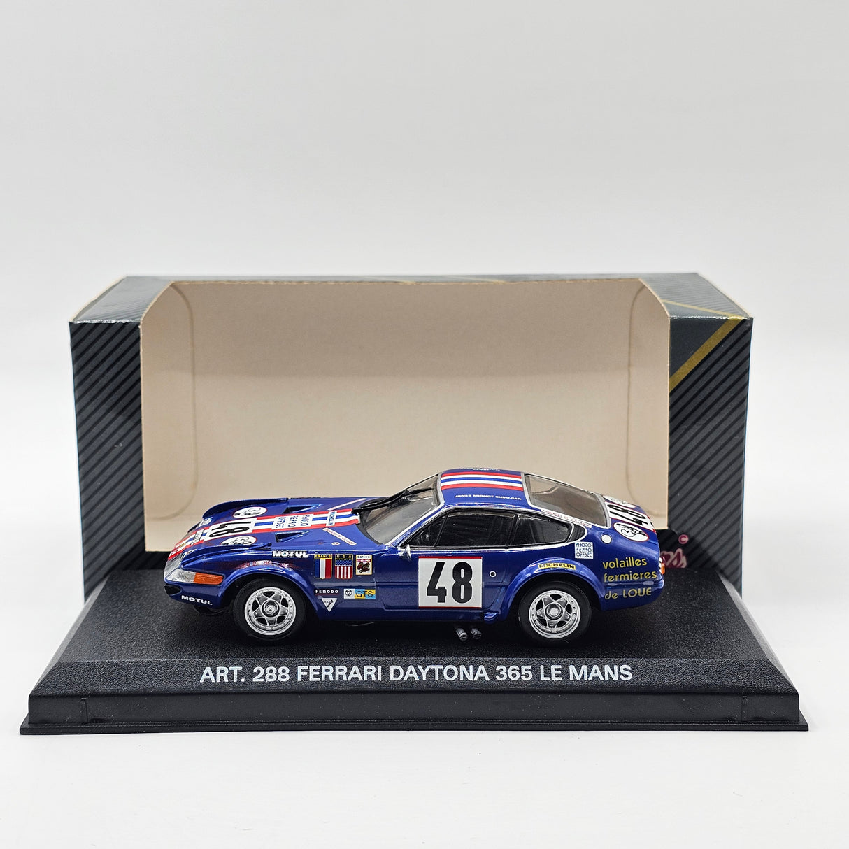 Detailed Cars Ferrari Daytona 365 #48 Le Mans 1970 1/43 Scale