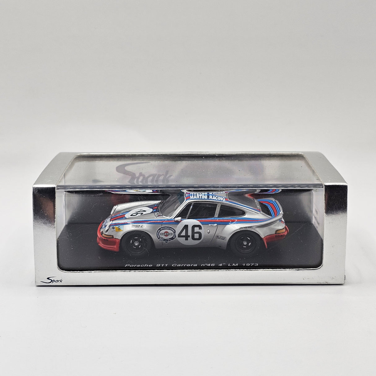 Spark Porsche 911 Carrera #46 Martini Racing Le Mans 1973 1/43 Scale