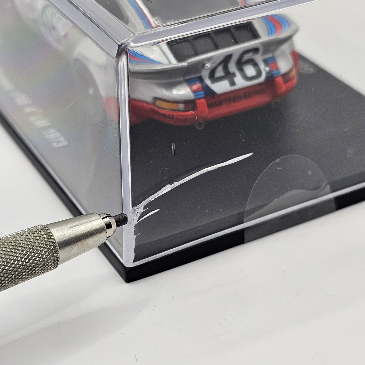 Spark Porsche 911 Carrera #46 Martini Racing Le Mans 1973 1/43 Scale