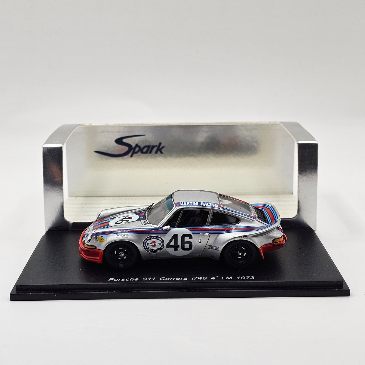 Spark Porsche 911 Carrera #46 Martini Racing Le Mans 1973 1/43 Scale