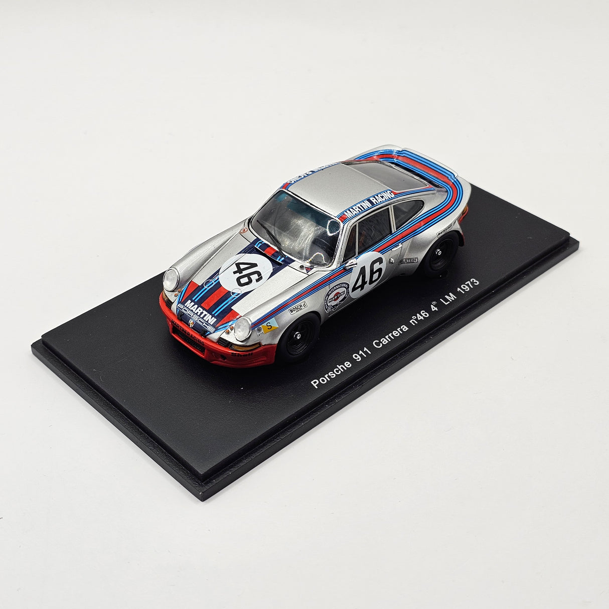 Spark Porsche 911 Carrera #46 Martini Racing Le Mans 1973 1/43 Scale
