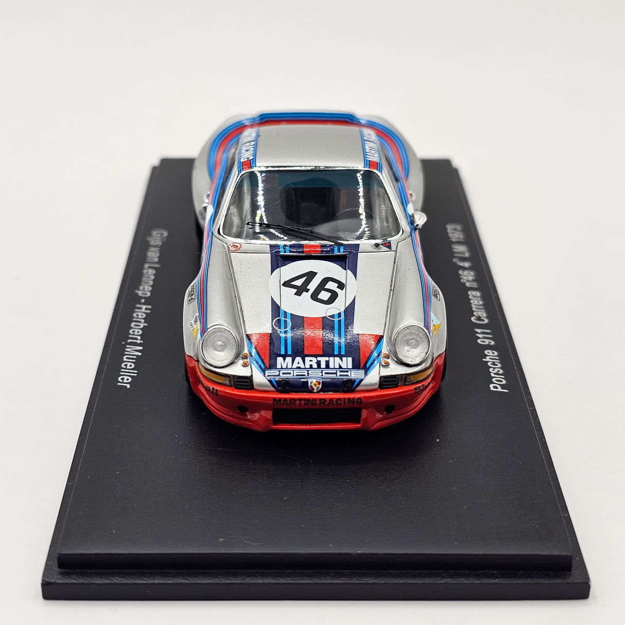 Spark Porsche 911 Carrera #46 Martini Racing Le Mans 1973 1/43 Scale