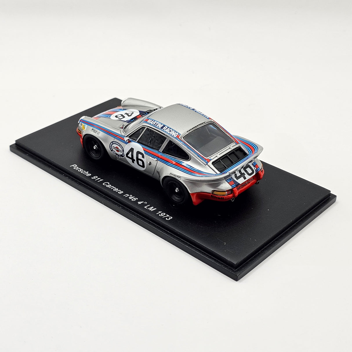 Spark Porsche 911 Carrera #46 Martini Racing Le Mans 1973 1/43 Scale