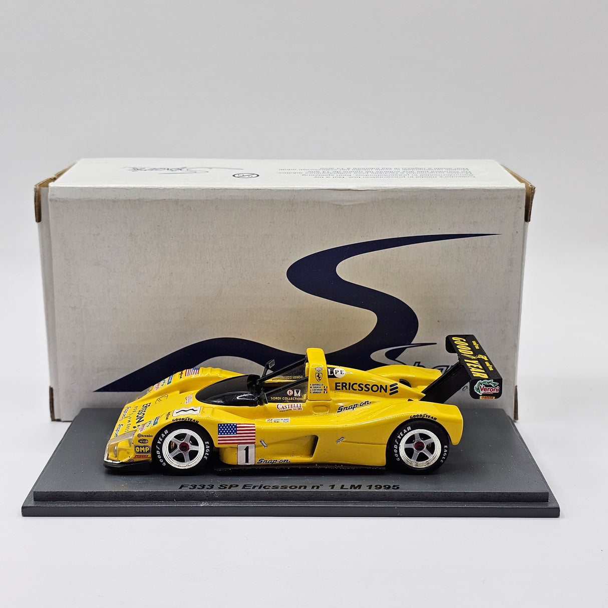 Spark Ferrari F333 SP Ericsson #1 Le Mans 1995 1/43 Scale