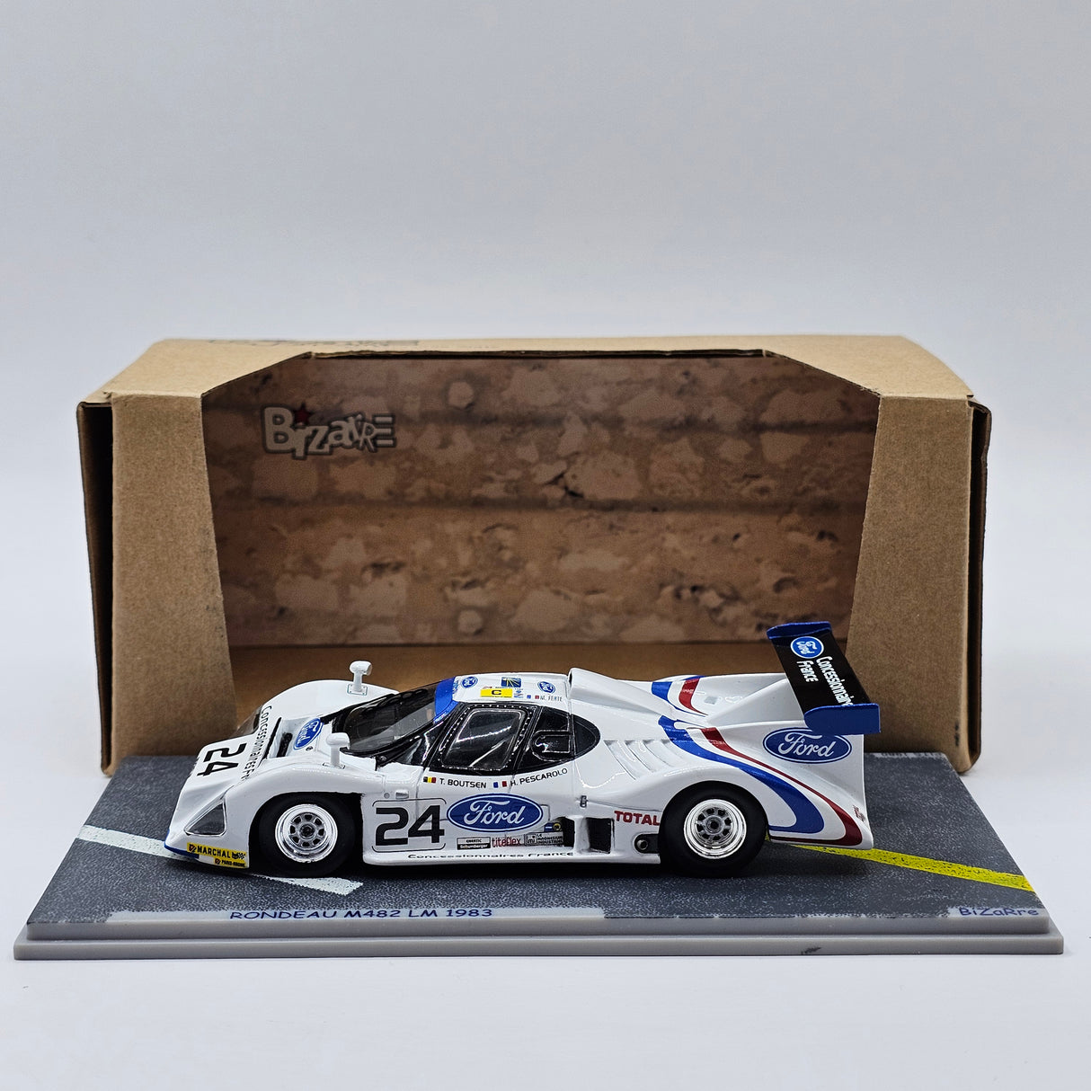 Bizarre by Spark Rondeau M482 #24 Le Mans 1983 1/43 Scale