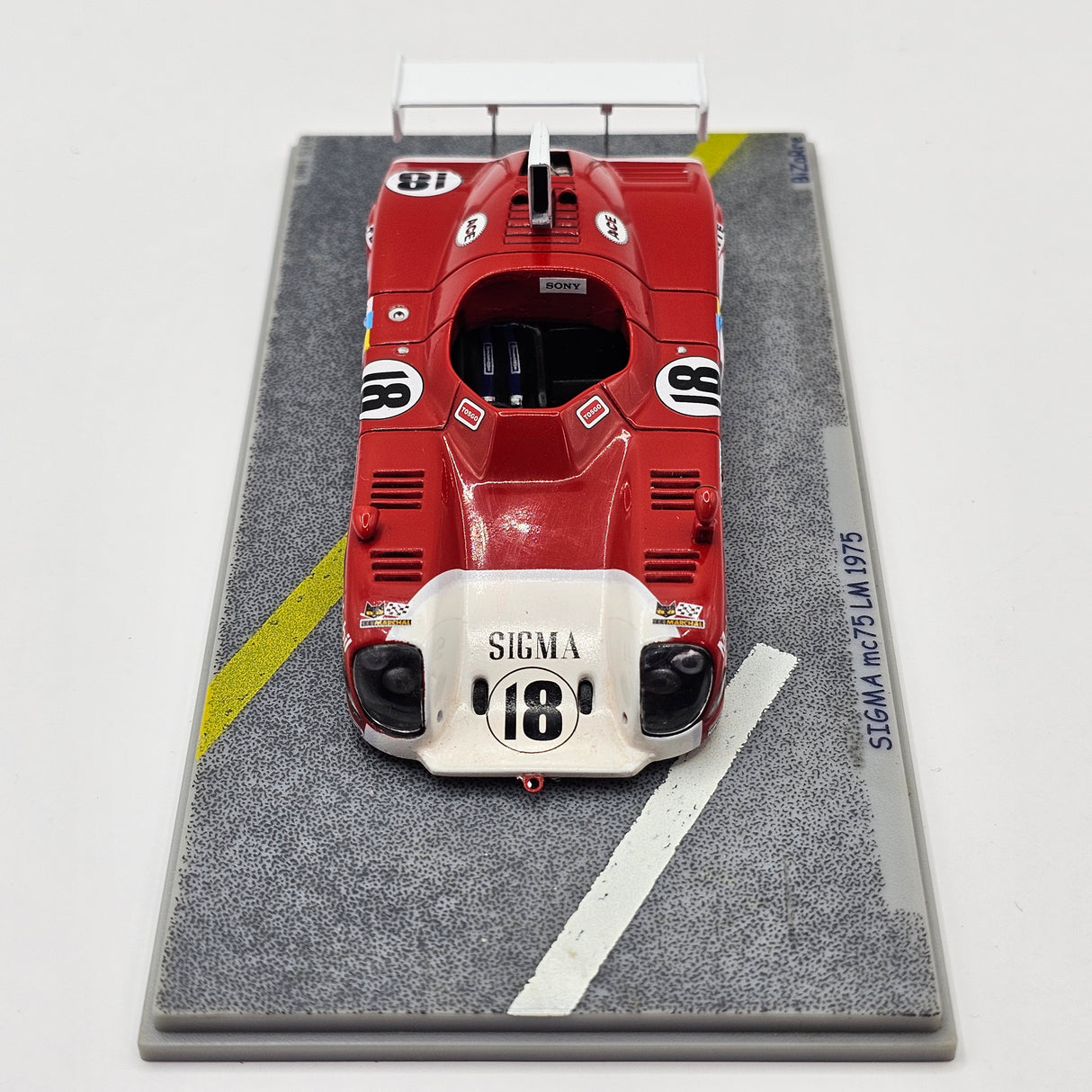 Bizarre by Spark Sigma MC 75 #18 Le Mans 1975 1/43 Scale