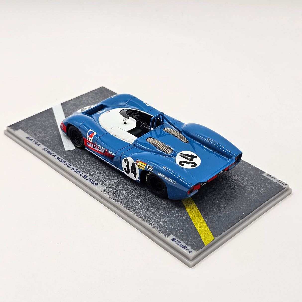Bizarre By Spark Matra Simca MS630 / 650 #34 Le Mans 1969 1/43 Scale