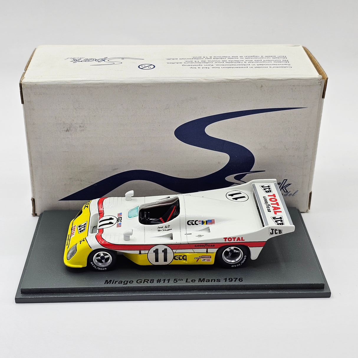 Spark Mirage GR8 #11 5th Le Mans 1978 1/43 Scale