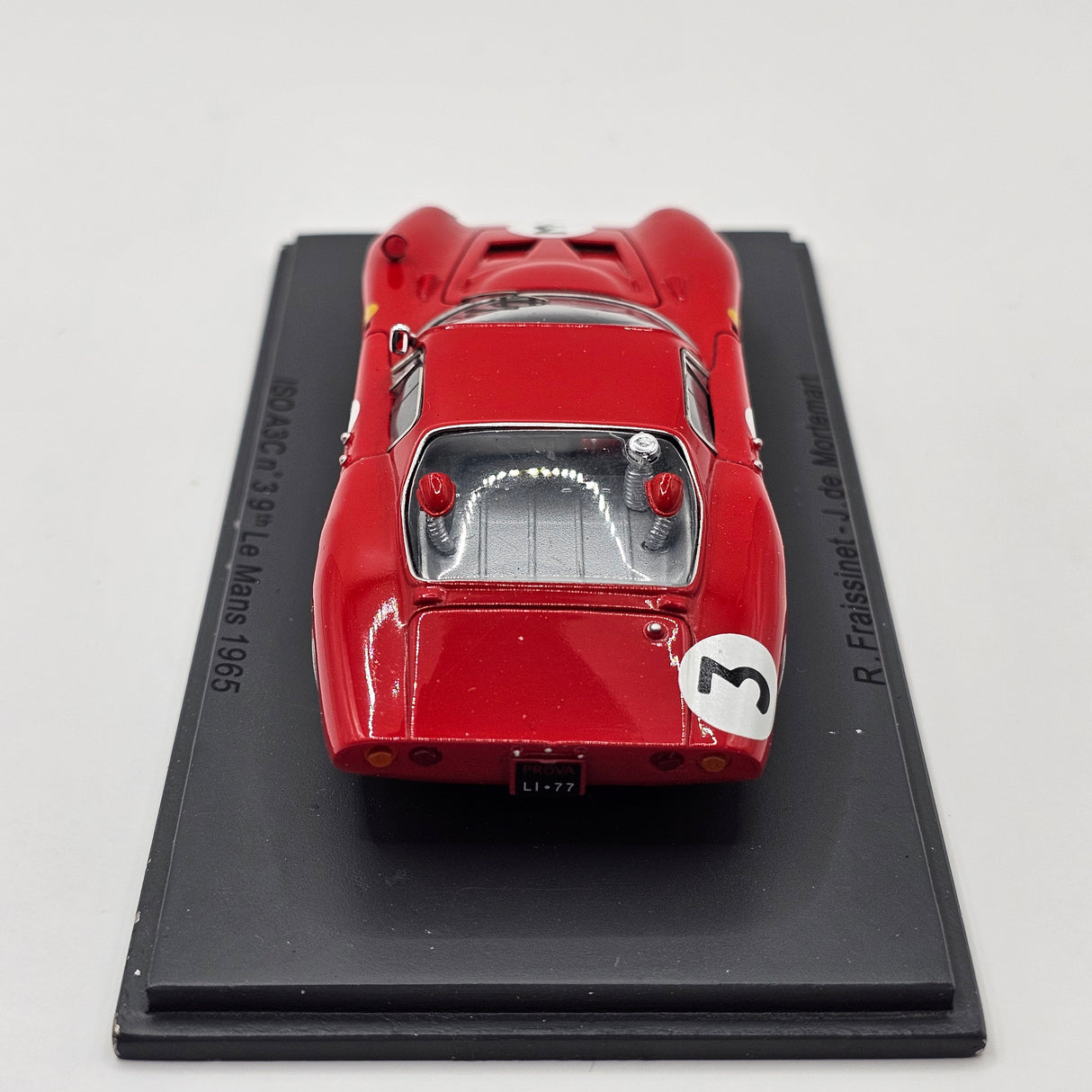 Spark ISO Grifo A3C Bizzarrini #3 Le Mans 1965 1/43 Scale