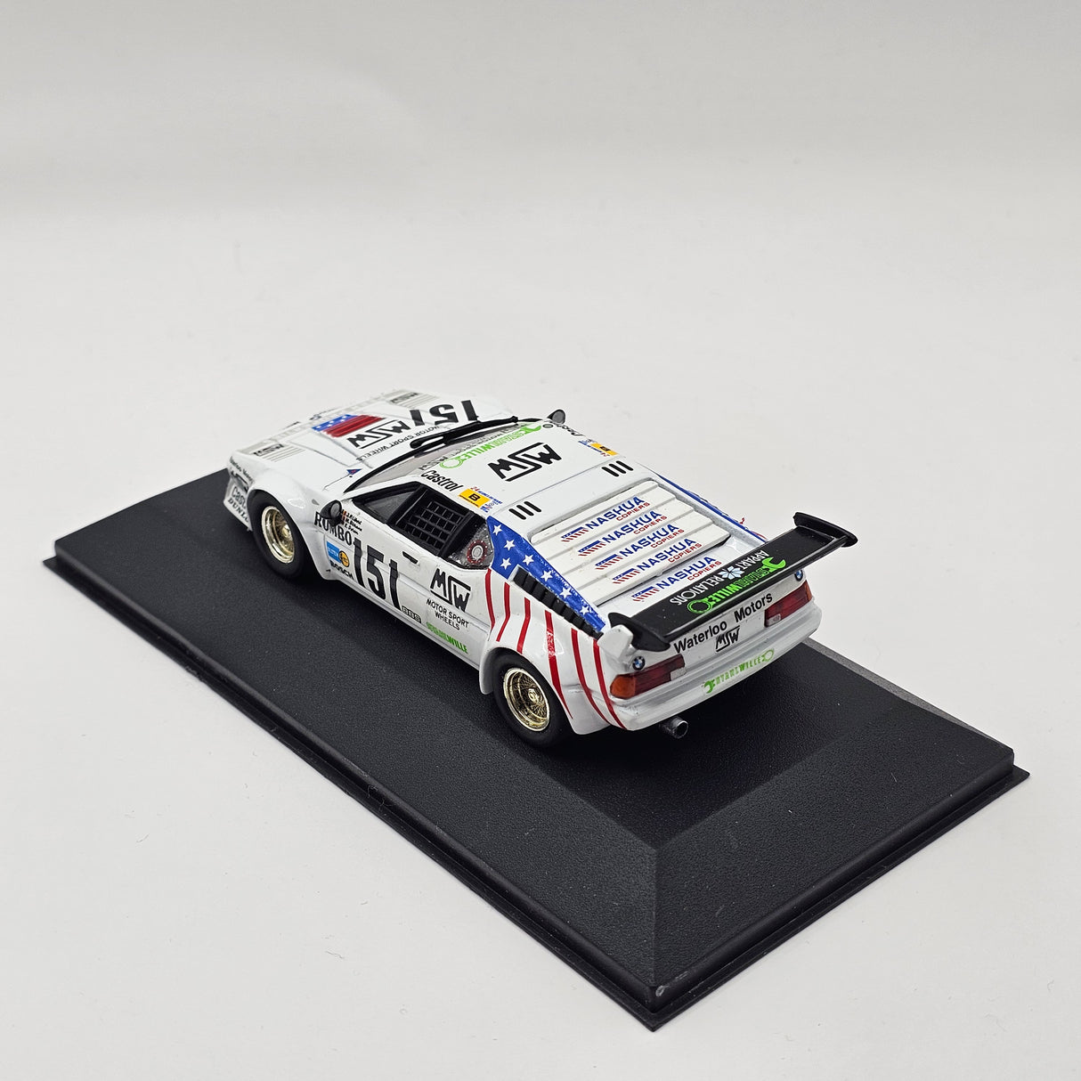 Quartzo BMW M1 "MSW" #151 Le Mans 1985 1/43 Scale
