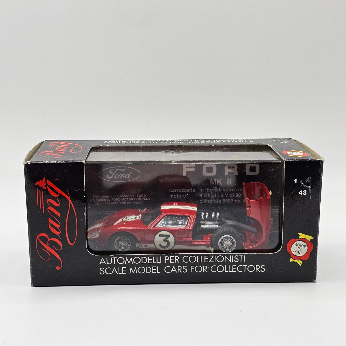 Bang Models Ford GT40 MK II #3 Le Mans 1966 1/43 Scale