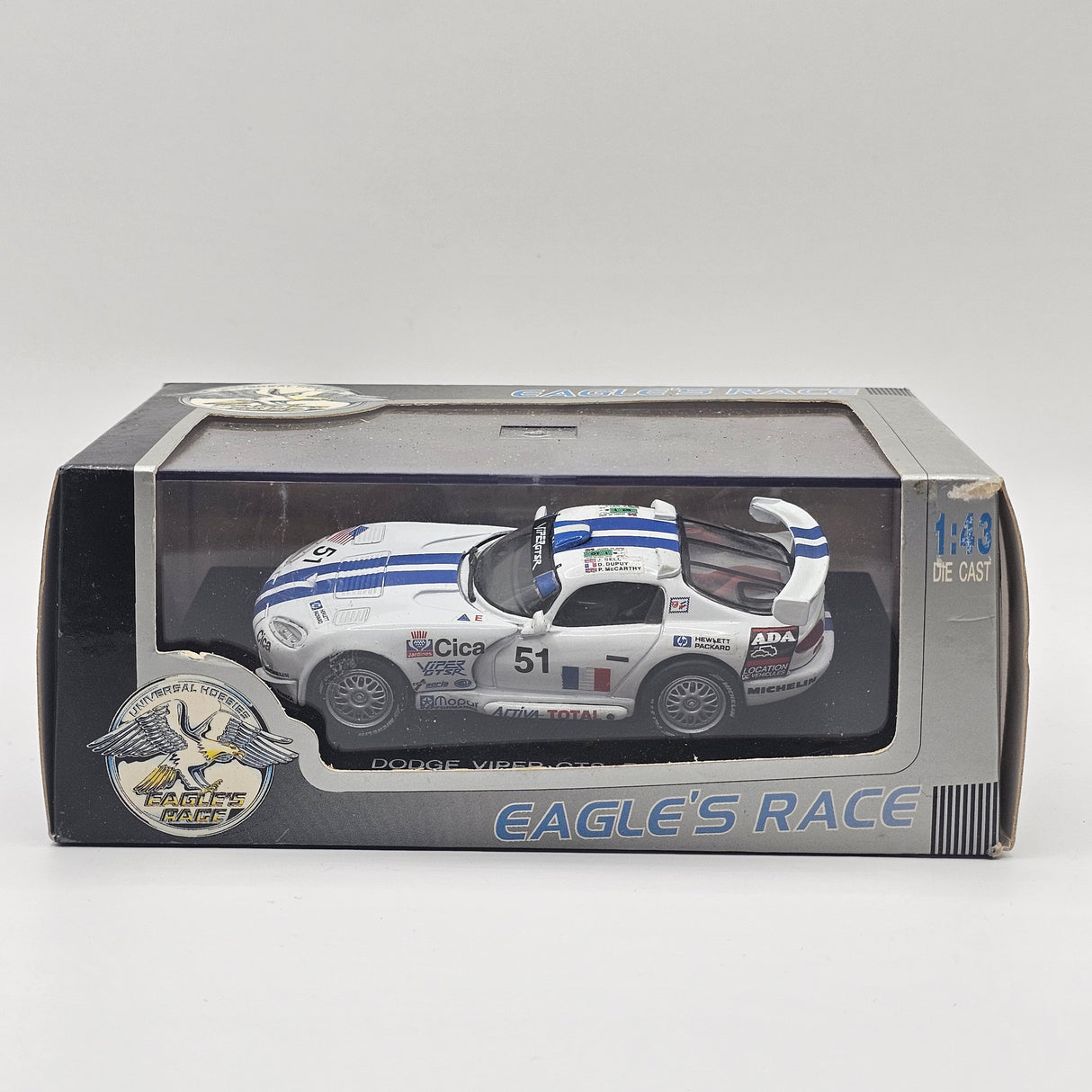 Eagle's Race Dodge Viper GTS-R #51 Le Mans 1996 1/43 Scale