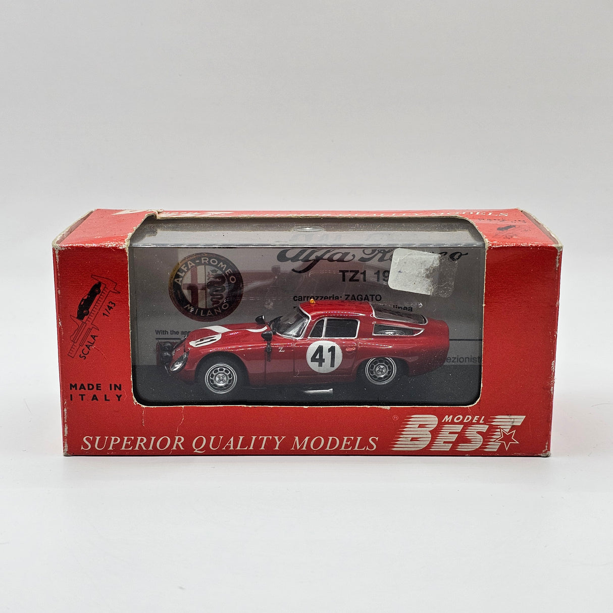 Best Models Alfa Romeo TZ1 #41 Le Mans 1964 1/43 Scale