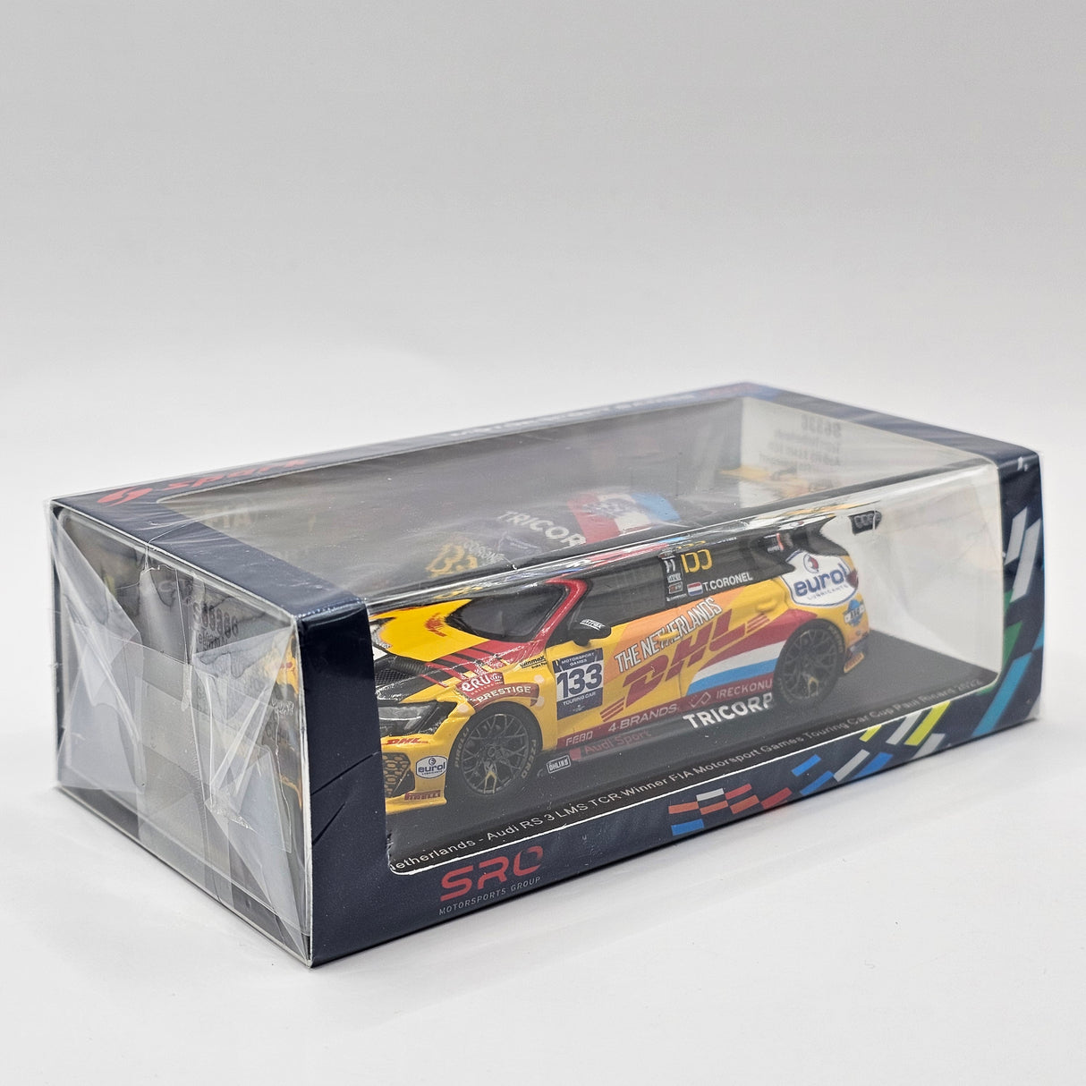 Spark Audi RS3 LMS TCR #133 Team Netherlands 1st FIA Motorsport Games TCC 2022 1/43 Scale