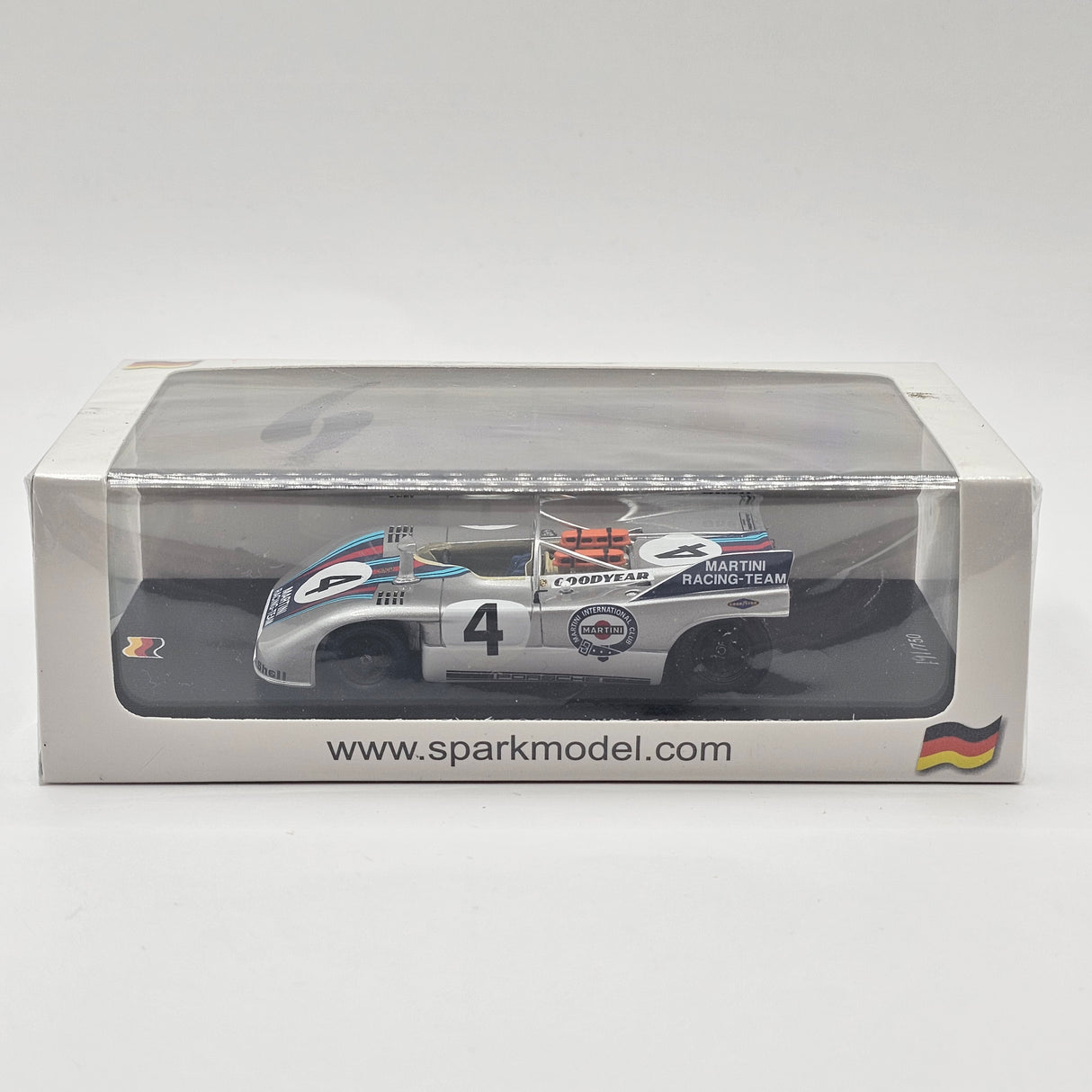 Spark Porsche 908-3 #4 3rd 1000km Nurburgring 1971 van Lennep/Marko (Limited 750pcs) 1/43 Scale