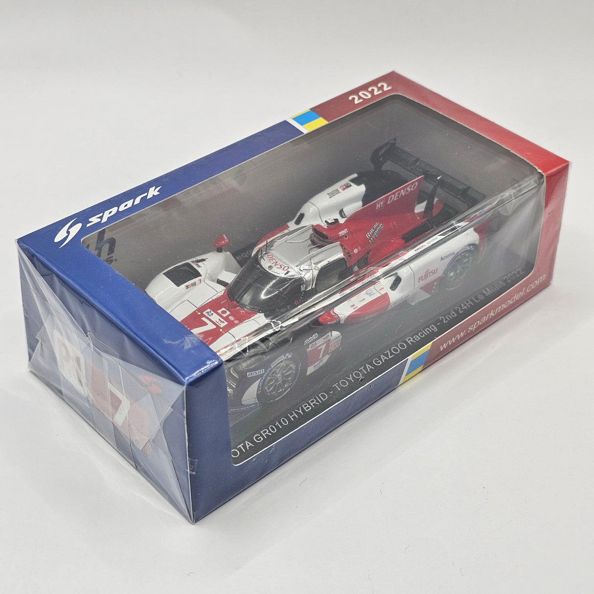 Spark Toyota GR010 Hybrid #7 Toyota Gazoo Racing 2nd 24H Le Mans 2022 Conway/Kobayashi 1/43 Scale
