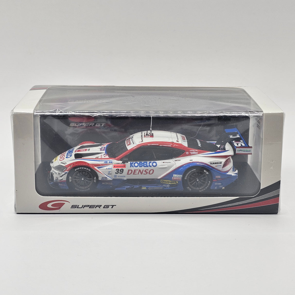 Spark Denso Kobelco Sard GR Supra #39 TGR Super GT GT500 2022 Sekiguchi/Nakayama 1/43 Scale