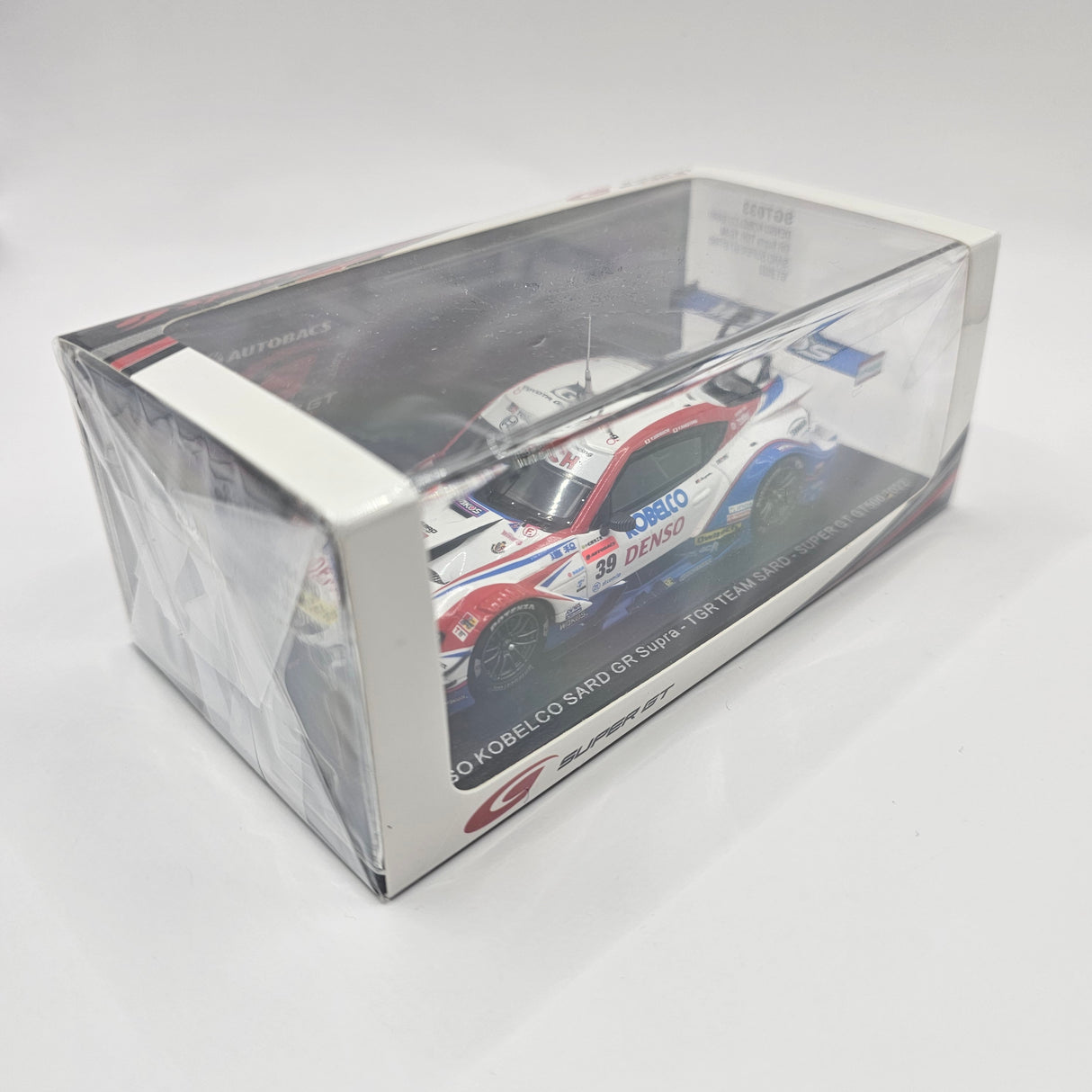 Spark Denso Kobelco Sard GR Supra #39 TGR Super GT GT500 2022 Sekiguchi/Nakayama 1/43 Scale